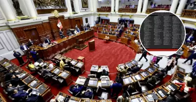 Congresista admite haberse quedado dormida en plena votacin.