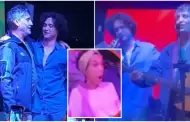 Jessica Madueo y su peculiar reaccin al ver a su hijo Vasco Madueo cantar junto a Guillermo Dvila