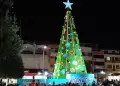 Encienden rbol de Navidad en Huancayo: Panetn D'Onofrio celebra el inicio de la temporada navidea