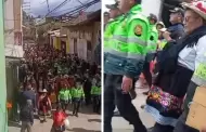 Cansados! Obligan al alcalde de Pomabamba a caminar con polleras por incumplimiento de promesas