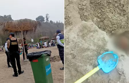 Hallan restos humanos en playa de Barranco.