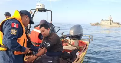 Pescadores chilenos.