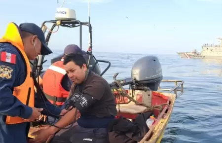 Pescadores chilenos.