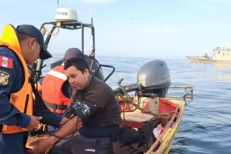 Pescadores chilenos.