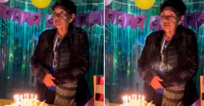 Abuelita y su conmovedor pedido de cumpleaos.