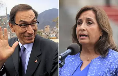 Vizcarra se burla de Boluarte.