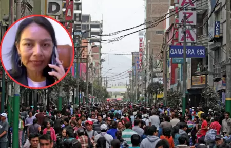 Gamarra afectada con la delincuencia y comercio ambulatorio.