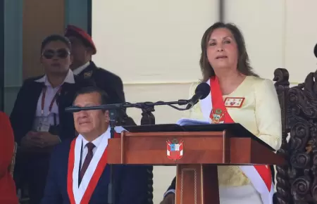 Dina Boluarte dice no a los rumores de vacancia