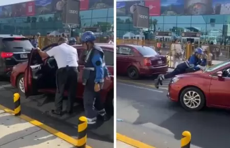 Taxista informal embiste a fiscalizador de ATU