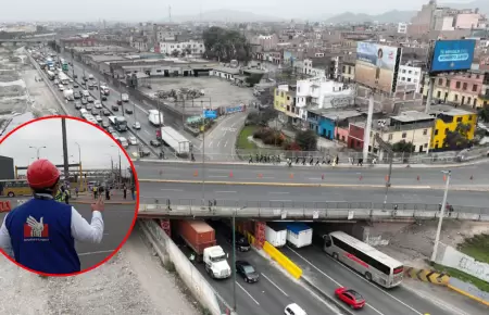 Emape descarta colapso en puente Ricardo Palma.