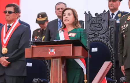 Dina Boluarte, presidenta de la Repblica.