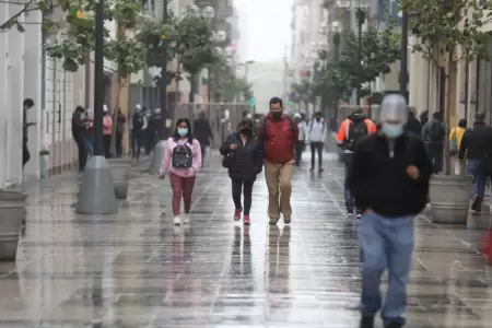 Senamhi declar que habr lluvias y vientos durante los prximos das.