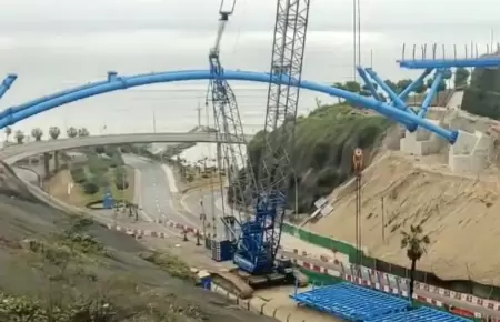 Paralizan construccin del puente de la Bajada de Armendriz.