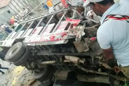 Accidente de bus en Inz dej dos fallecidos.