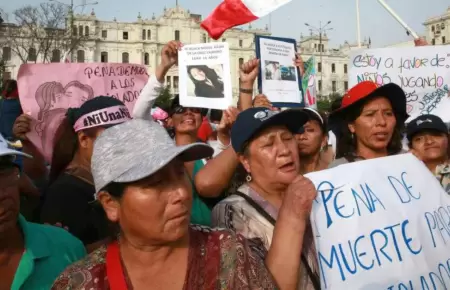 Peruanos debaten la pena de muerte para agresores sexuales.