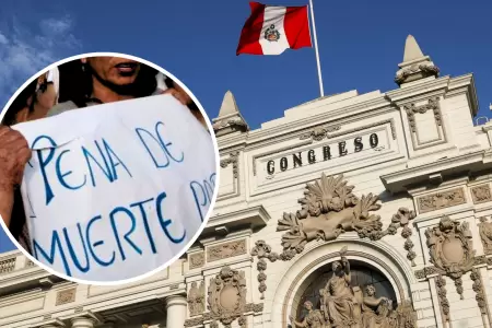 Congreso podra debatir pena de muerte.