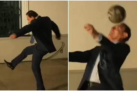 Martn Vizcarra domina la pelota como un profesional