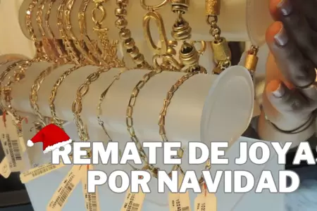 Remate de joyas en esta Navidad 2024.