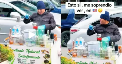 Peruano conquista Estados Unidos con su carrito emolientero