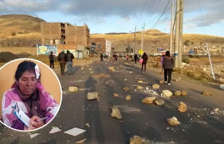 Sentencian a mujer que particip en protestas contra Dina Boluarte.