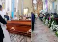 Devastador! Mujer lleg a funeral de su prometido vestida de novia: "Muri antes de la boda"