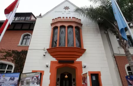 Colegio de Abogados de Lima sobre Patricia Benavides.