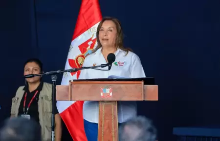 Dina Boluarte niega mezquindad poltica en su gobierno.