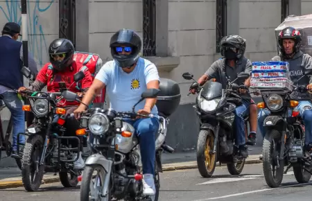 Motociclistas cuestionan al MTC por nueva normal.