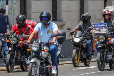 Motociclistas cuestionan al MTC por nueva normal.