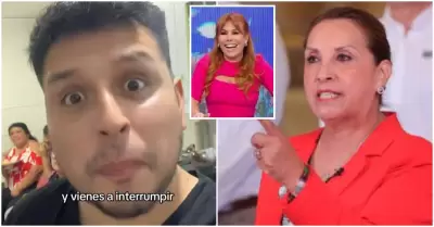 Joven explota contra Dina Boluarte