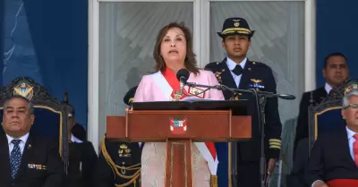 Dina Boluarte en clausura de ao acadmico de escuela de oficiales FAP