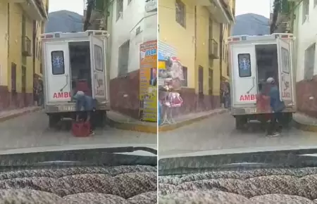 Transportan cerveza en ambulancia.