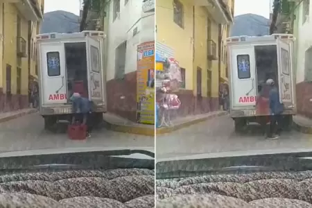 Transportan cerveza en ambulancia.