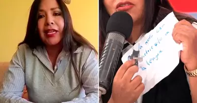 Cecilia Garcia tras denunciar amenaza con municin en vivo.