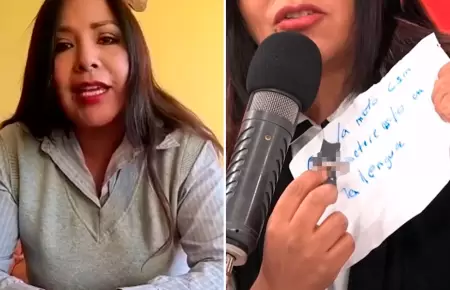 Cecilia Garcia tras denunciar amenaza con municin en vivo.