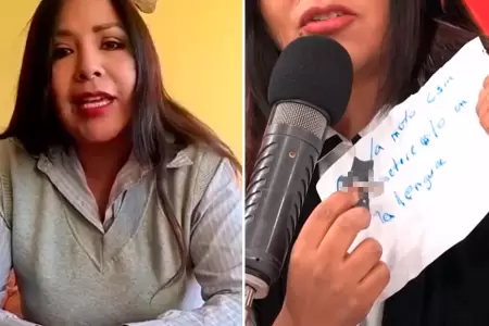 Cecilia Garcia tras denunciar amenaza con municin en vivo.