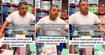 Pide a su ex que compre juguetes para hijo de nueva pareja.