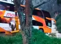 Tarma: Terrible susto! Bus repleto de pasajeros casi se desbarranca camino a Oxapampa