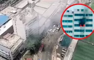 Incendio en Cercado de Lima: Fuego consume varios pisos de un edificio en el jirn Caman