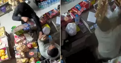 Bodeguero frustr robo en su tienda.