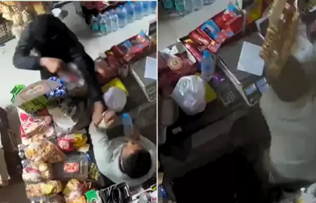 Bodeguero frustr robo en su tienda.