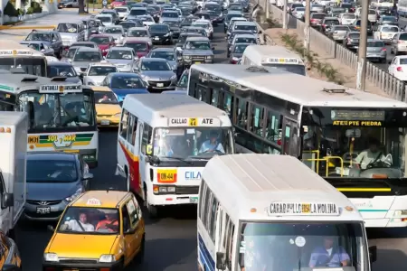 El trfico que presenta Lima hace perder varias horas del da a conductores y pa