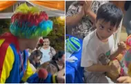 Payaso que alcanz la fama al grabar a Felipe bailando en fiesta infantil enfrenta un grave problema