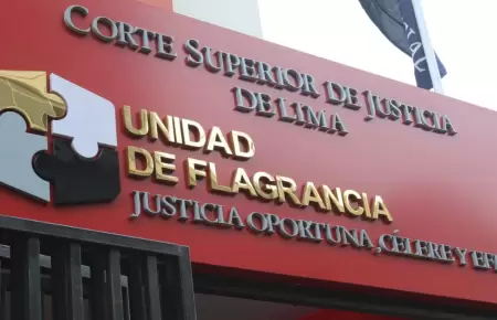 Falta de apoyo del Ejecutivo en unidades de flagrancia.