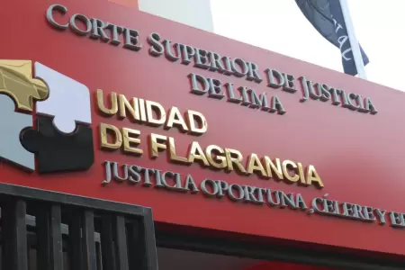 Falta de apoyo del Ejecutivo en unidades de flagrancia.