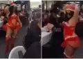 Policas organizan compartir navideo con espectculo subido de tono a cargo de stripper