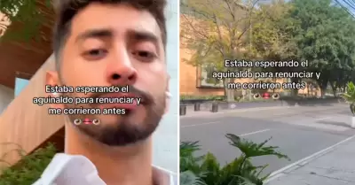 Empleado espera su aguinaldo para renunciar, pero es despedido antes.