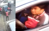 Ayacucho: El colmo! Conductor arrastra a inspector de transporte tras intentar fugar de operativo