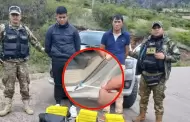 Vraem: Dos policas son detenidos trasladando drogas y armas en una camioneta