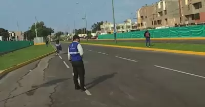 Tramo de Av. Colonial es reabierto tras 5 aos de cierre.